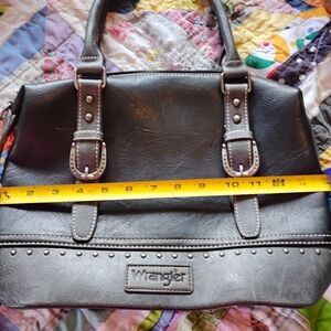 Wrangler woman's leather bag black